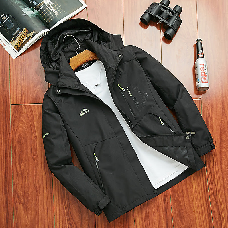 NMshop lightweight hooded windbreaker jacket – view 3
