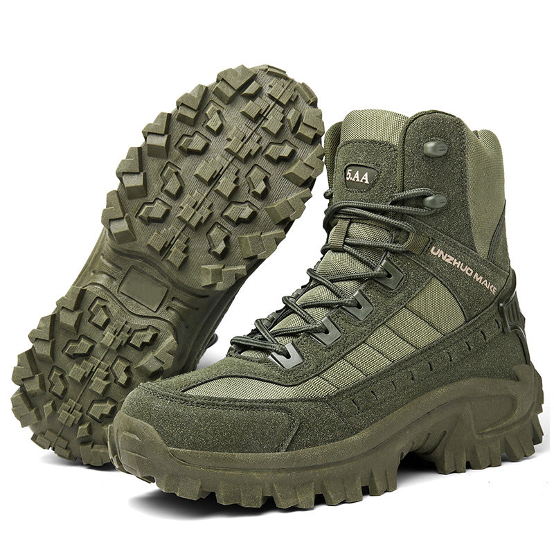 NMshop Men's Suede Tactical Hiking Boots – view 13