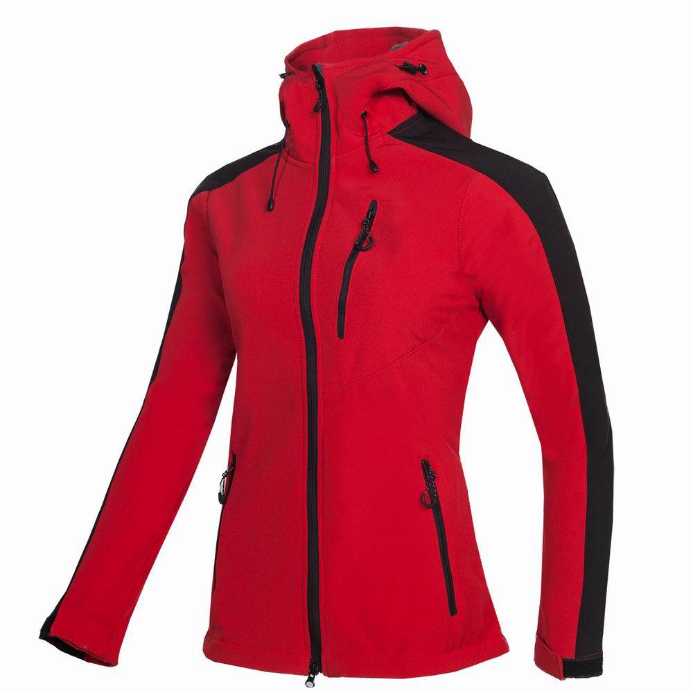NMshop Women's Hooded Softshell Jacket
