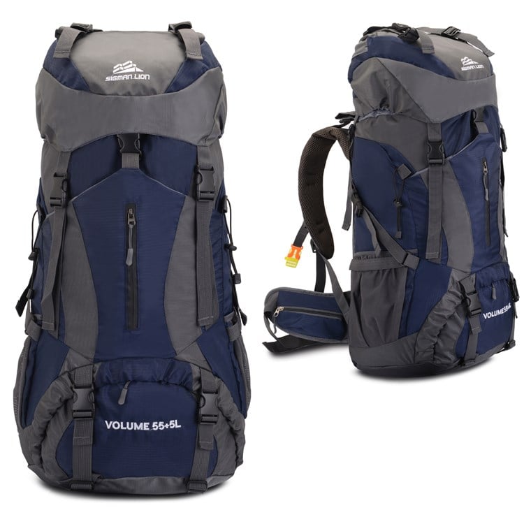 NMshop 70L Trekking Backpack with Internal Frame – view 3