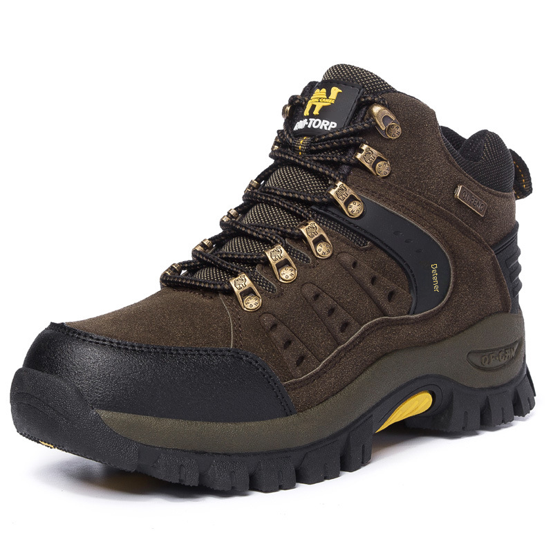 Botas de montaña de piel caña alta – Impermeables