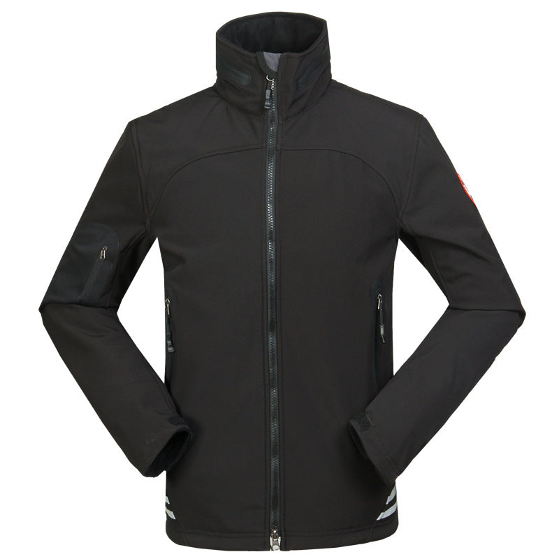Chaqueta softshell con forro polar – Cuello alto