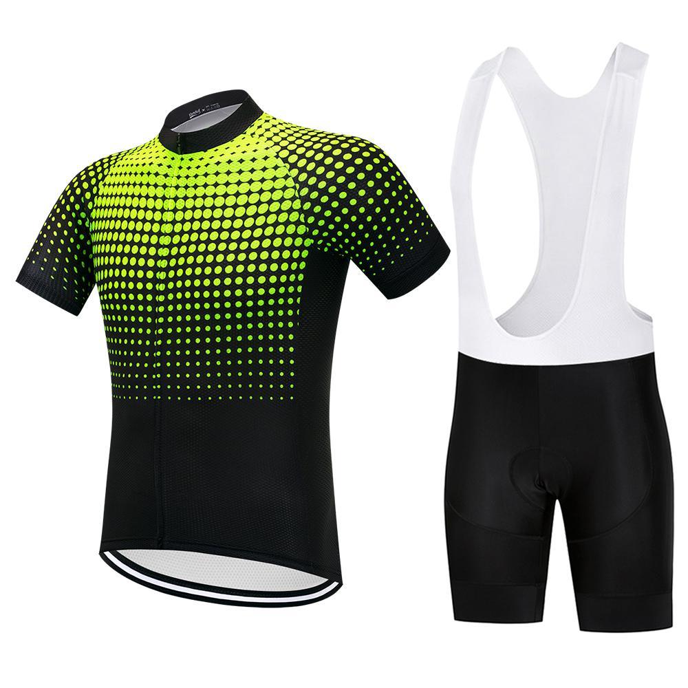 NMshop Men's Cycling Jersey & Bib Shorts Set – view 2