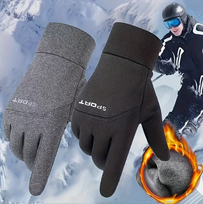 Guantes térmicos cortavientos de ciclismo