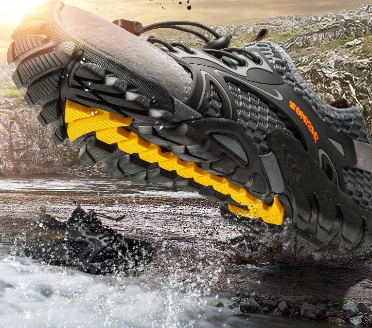 River Trekking Shoes – Breathable Mesh & Non-Slip Rubber Sole